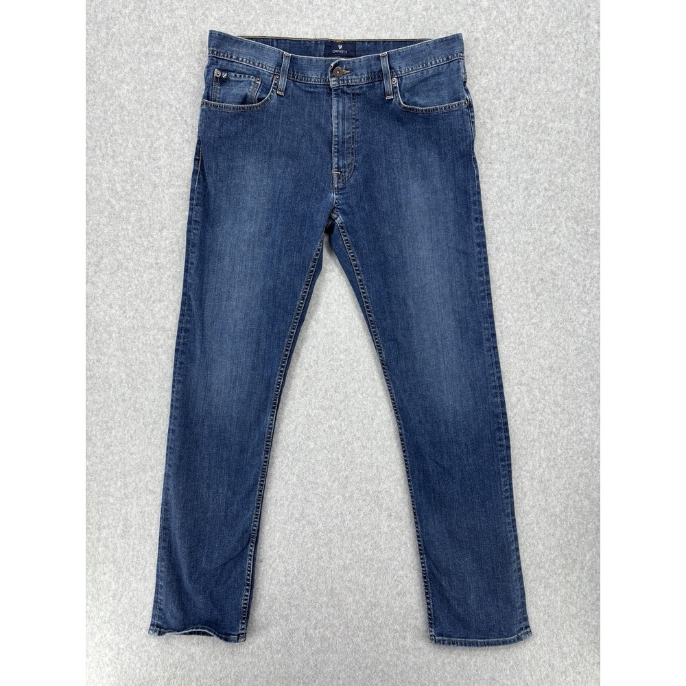 Cremieux Comfort Stretch Men's Jeans 36x34 Straight Leg Blue Denim